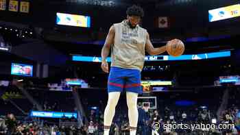 Sixers fined $100,000 for public statements on Embiid's status