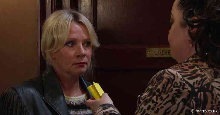 Cruel Tina makes dangerous discovery that could destroy son Vinny in Emmerdale