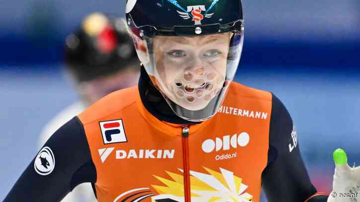 Sterke Velzeboer start shorttrackseizoen met gouden medaille op World Tour