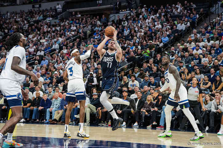 Mavericks survive Wolves and Luka’s scary moment