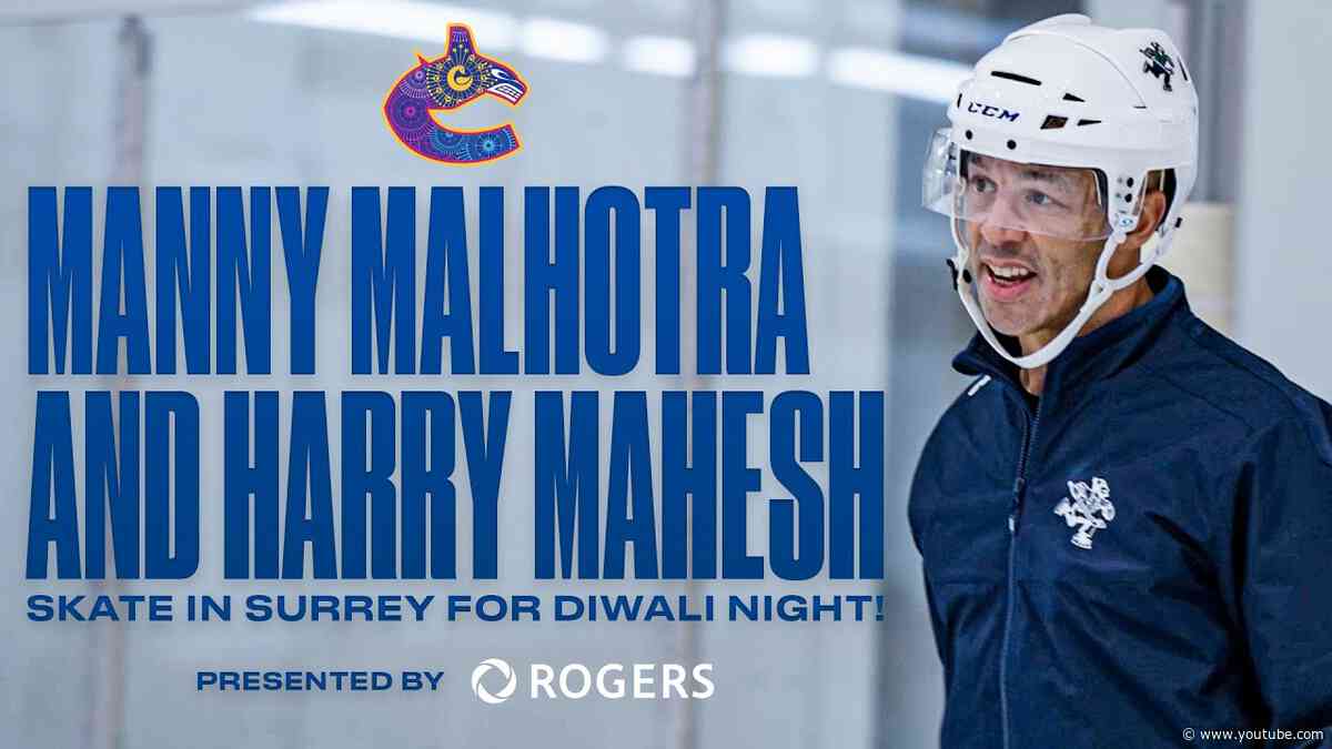 Manny Malhotra and Harry Mahesh Skate in Surrey for Diwali Night!