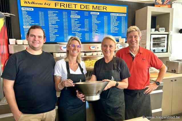 Van rondtrekken met de kermis naar eigen frituur aan zee: Steffi en Alex nemen Friet de Mer over