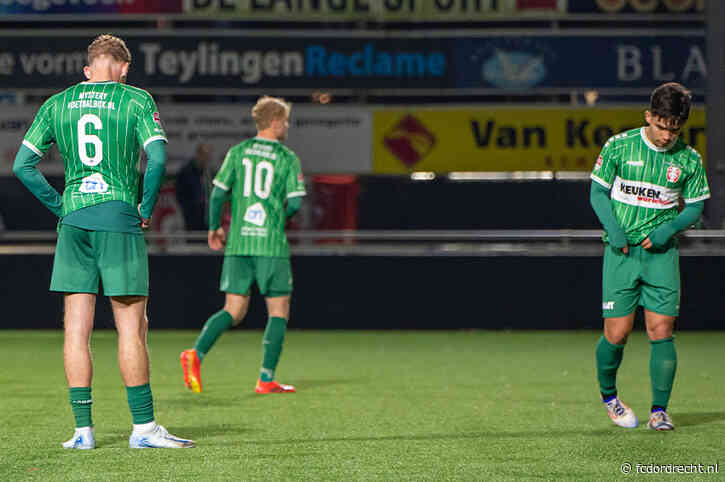 FC Dordrecht uitgeschakeld in de TOTO KNVB Beker