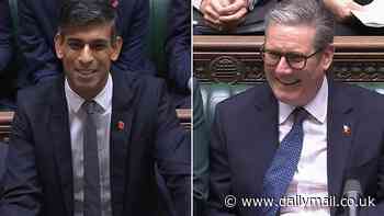 I'm not California dreaming! Rishi Sunak makes light of claims he'll soon exit Westminster for America's West Coast in his last PMQs as Tory leader