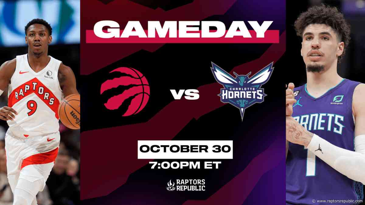 Gameday: Raptors @ Hornets, October 30th