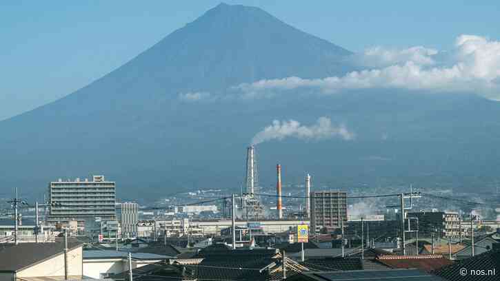 Nog geen sneeuw op Japanse berg Fuji, voor het eerst in 130 jaar