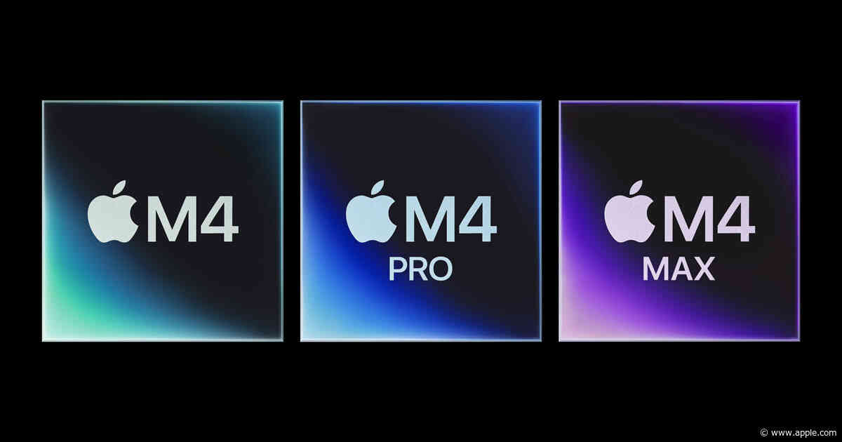 Apple introduces M4 Pro and M4 Max