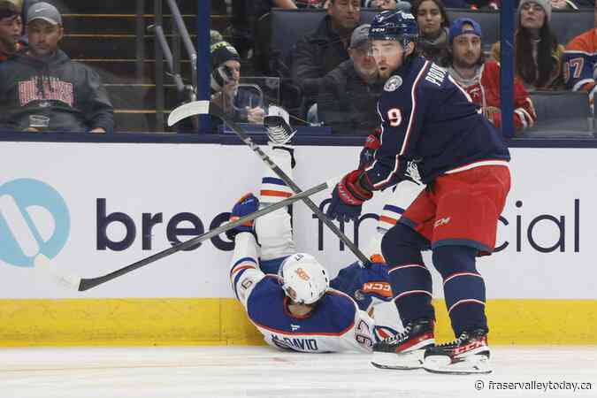 Edmonton Oilers captain Connor McDavid out 2-3 weeks with ankle injury