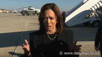 Kamala Harris reveals she spoke to Biden after the 'garbage' gaffe - but it didn't 'come up'