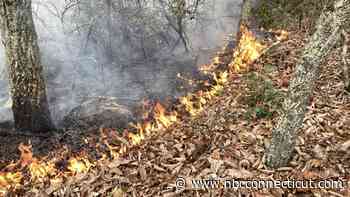 Five firefighters injured while fighting East Lyme brush fire