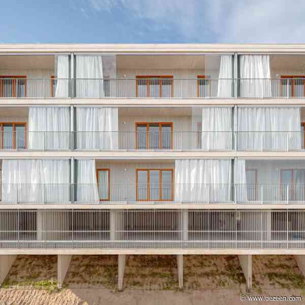 DataAE and Xavier Vendrell balance Barcelona housing block on steep site