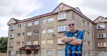 Retiree living alone on derelict council estate refuses to sell his flat in council row