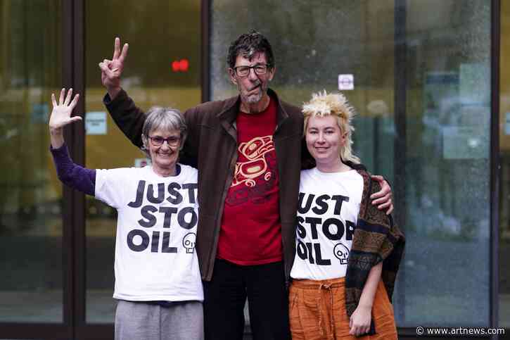 Three Just Stop Oil Activists Banned From Protesting In London After Throwing Soup At Van Gogh Painting