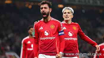 Man United vs Leicester - Carabao Cup RECAP: Red Devils score FIVE as Ruud van Nistelrooy makes blistering start to life in the Old Trafford dugout