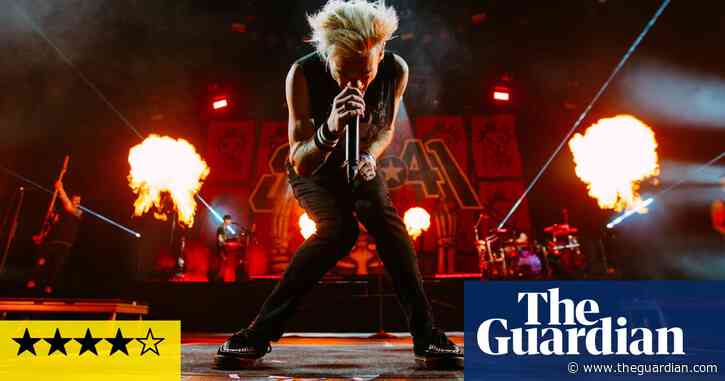 Sum 41 review – hugs and lasers as emotional pop-punks go out with a bang