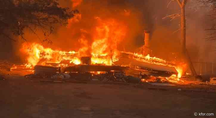 Lincoln County man saves his home during wildfire