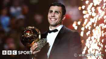 Man City and Spain midfielder Rodri wins men's Ballon d'Or