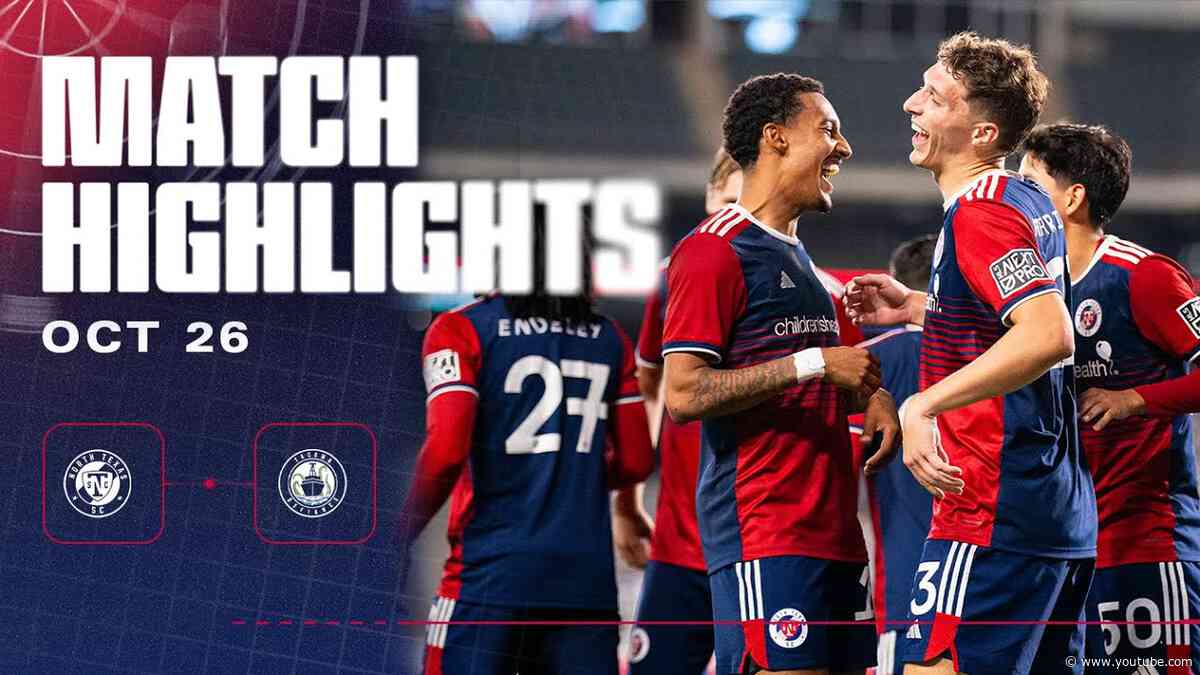 MLS Next Pro Playoff Highlights: North Texas SC vs Tacoma Defiance