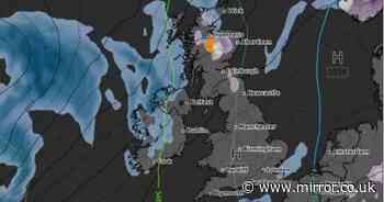 Exact date weather maps turn shocking orange as UK to be battered by rare event