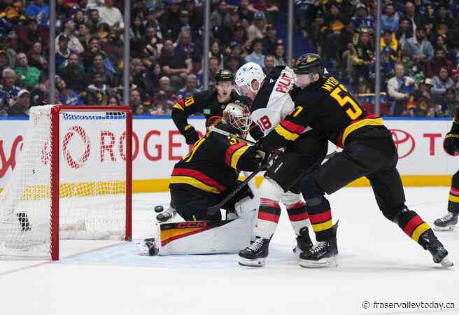 Hischier plays hero as New Jersey Devils blank Vancouver Canucks 6-0