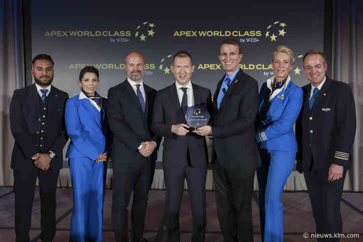 KLM wint APEX World Class Award 2025