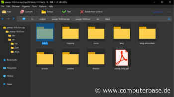 Universelles Packprogramm: PeaZip 10.0.0 bietet eine überarbeitete GUI-Engine [Notiz]