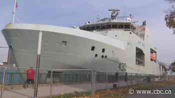 Step aboard the HMCS Harry DeWolf, docked on Windsor's riverfront this week