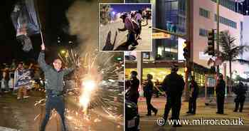 LA Dodgers parade chaos sparks looting and fires on the streets after World Series win