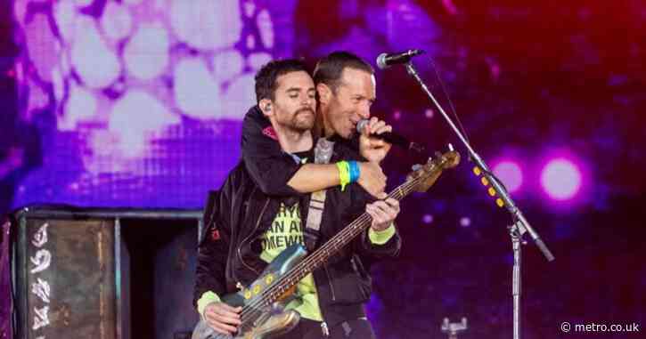 Coldplay perform without one member ‘for first time ever’ after health emergency