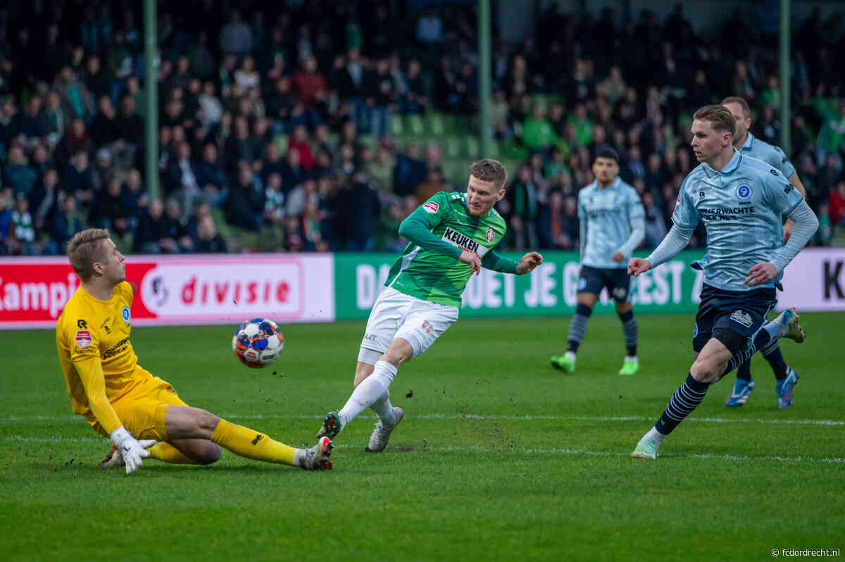 FC Dordrecht met de koppen omhoog richting Doetinchem