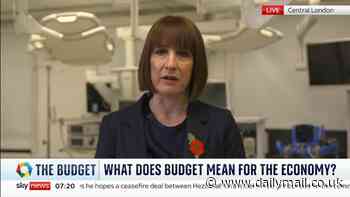 Brits will be paid less after Labour's Budget, admits Rachel Reeves as she refuses to rule out MORE tax hikes and economists warn growth will be crushed record burden