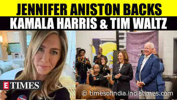 Jennifer Aniston Joins 'Childless Cat Lady' Club; Endorses Kamala Harris & Tim Walz