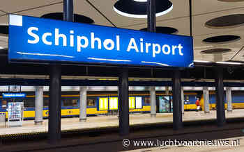 Komende weken veel minder treinverkeer op Schiphol