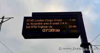 Spooky surprise as train station renamed 'Frighton' for Halloween