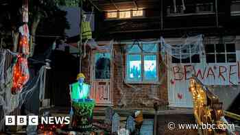 The spooky home transformed for Halloween