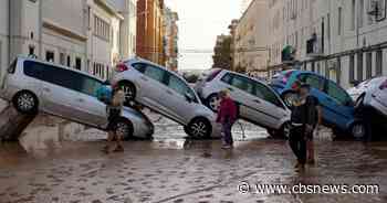 Almost 100 people killed by devastating floods in eastern Spain