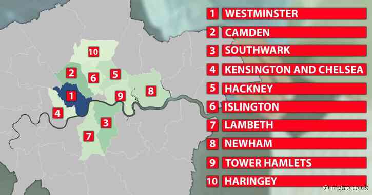 Map shows London’s 10 worst pickpocketing hotspots – is your area at risk?