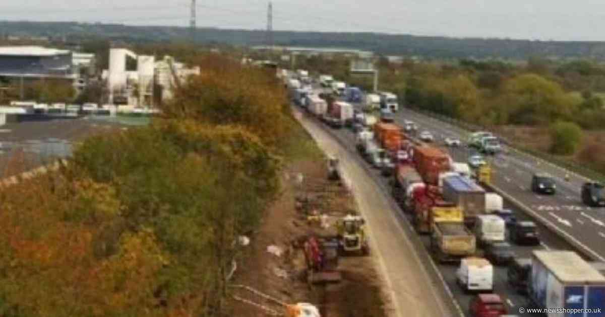 Motorcyclist dies after M25 crash near Essex