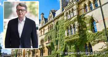 Peter Mandelson gives Oxford University insight amid chancellor battle