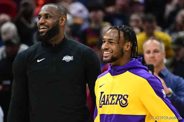 Lakers Video: Cavaliers Pay Tribute To Bronny & LeBron James