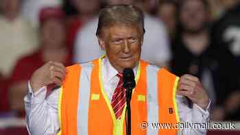 Trump reveals the REAL reason he wore orange vest - as social media goes wild