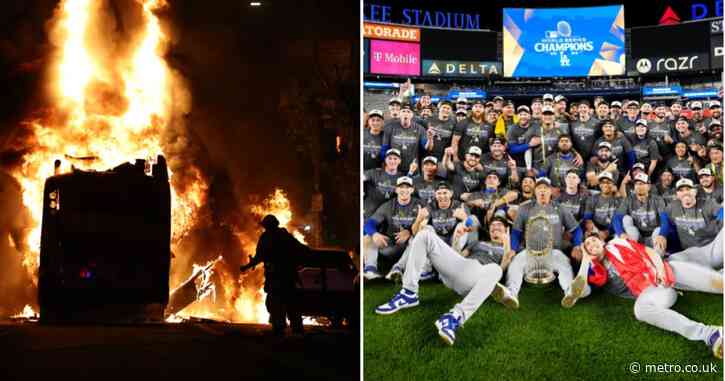 Looting and violence erupts after Los Angeles Dodgers win baseball World Series