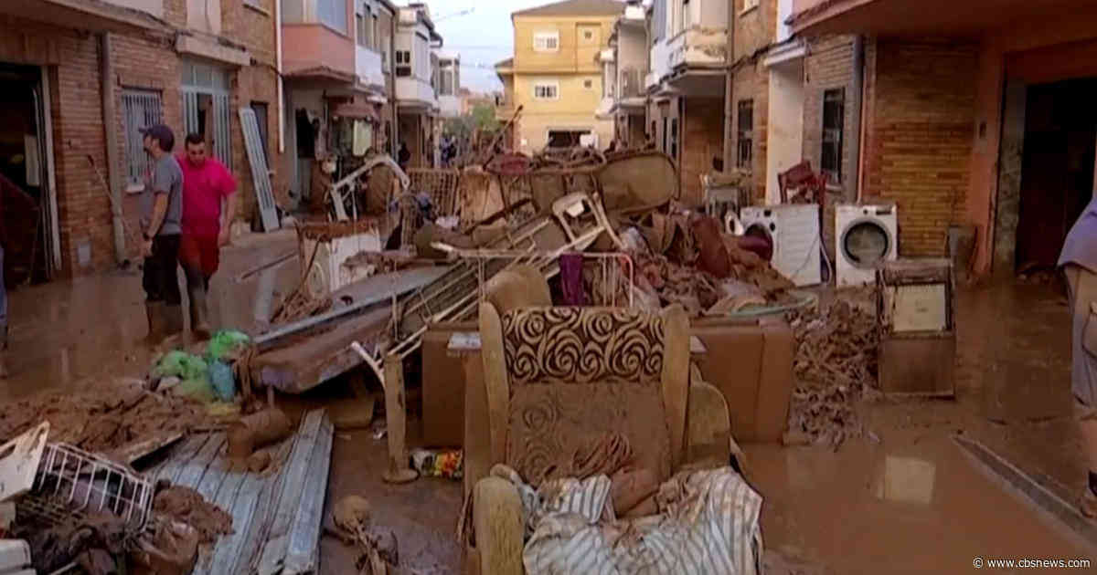 Devastating flooding in Spain kill at least 95 people