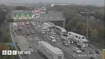 Motorcyclist dies in M25 crash near Dartford Crossing