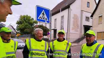 Verkehrshelfer in Mötzingen: Vertraute Gesichter sichern Schulweg