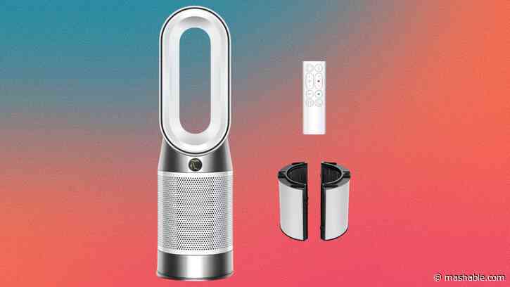 Stay cozy (or cool) with the heavily discounted Dyson Hot+Cool