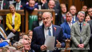 Lib Dem leader Ed Davey warns care homes will be 'pushed to the brink' by Labour's Budget national insurance raid on employers as he confirms his party will vote against increase