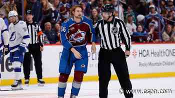 Avs' Stienburg faces hearing for charging Cernak