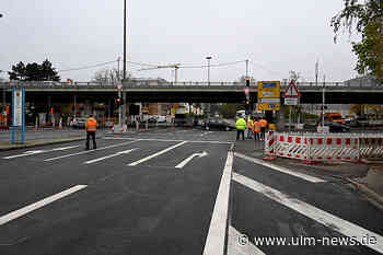 Bauarbeiten unter Adenauerbrücke Neu-Ulm vorzeitig beendet - Schützenstraße hat keine Vorfahrt mehr