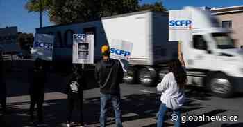 Two Port of Montreal terminals shut down as dockworkers begin new partial strike